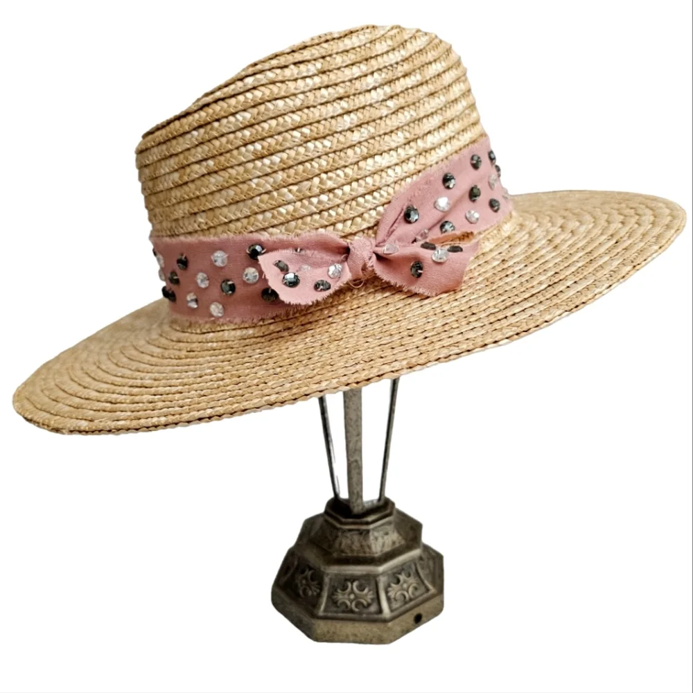 Nwot Nikki Beach Alessia UPF 50+ Milan Straw Hat